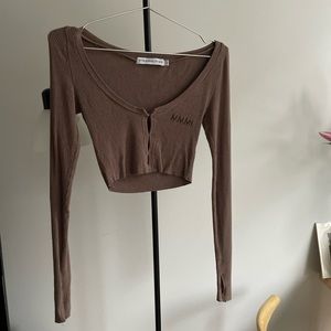 My mum made it Crop Long Sleeve